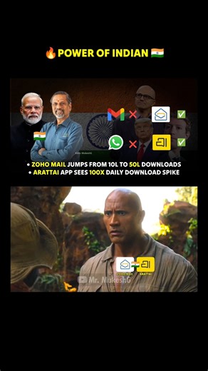 ZOHO is Nightmare for Google & Microsoft 💀🔥 Funny Meme #tariffwar