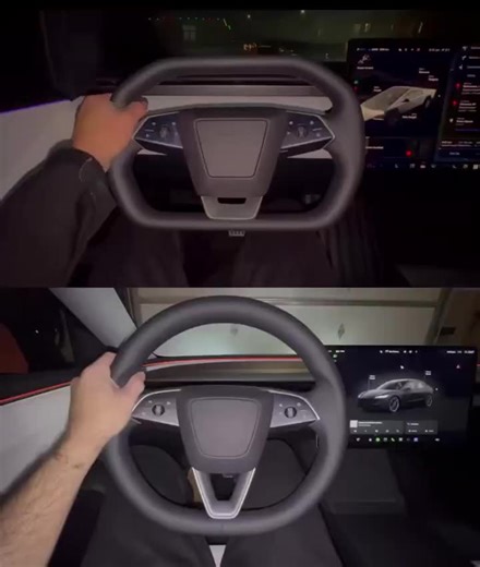 The best part of the Cybertruck is its steer-by-wire system. The yoke only needs about 340 degrees (less than one full turn) from full lock on one side to full lock on the other. #tesla #cybertruck #ElonMusk #steerbywire