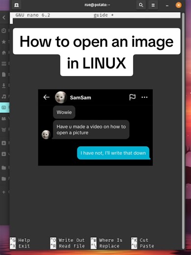 Response @SamSam I hope that helps #Linux #Windows #ruby #tech #guide