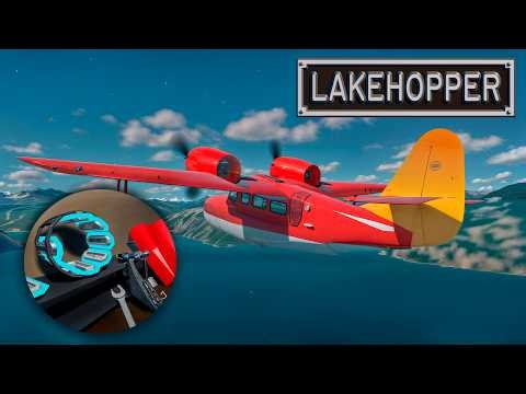 I built a PLANE and took off flying - LAKEHOPPER