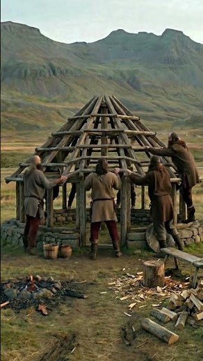 Vikings Build a Turf House in Seconds… Then This Happens 😂