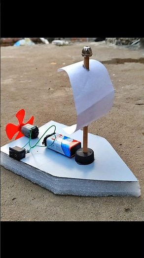 how to make a boat using dc motor