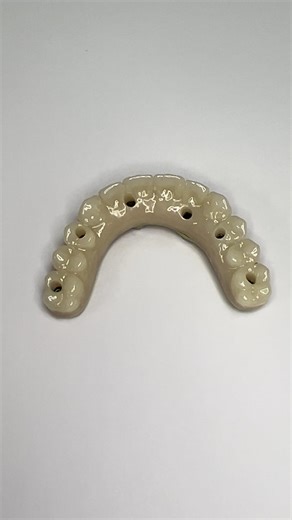 bottom view dentures
