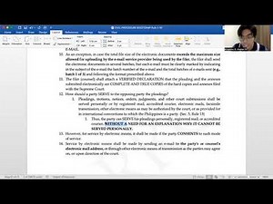 CIVIL PROCEDURE PART 14: RULE 13 AND 14 PT. 1