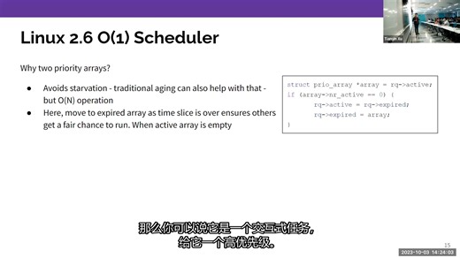 The Linux Scheduler - Operating Systems CS 423 UIUC