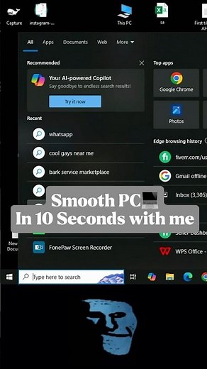 Insane CMD Hack to Fast Your PC 🚀 | Viral Windows Trick #pctips #cmdtricks #shorts #pc