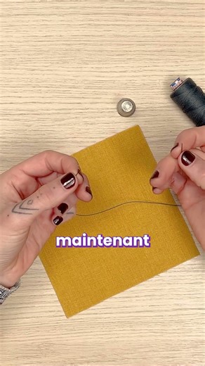 Tuto: Comment enfiler une aiguille #formation #mode #diy
