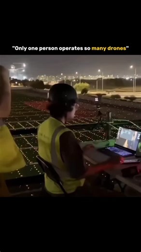 Universe🌌 on Instagram: ""One person controlling dozens of drones at once — this is the power of modern swarm technology. Each drone communicates with others using synchronized AI systems, allowing perfect coordination without collisions. This innovation is used in military surveillance, rescue missions, and stunning light shows. It’s like conducting an orchestra, but in the sky — where one command controls an entire fleet. 👉 Follow @explains.universe for more amazing tech facts 📩 DM for cred