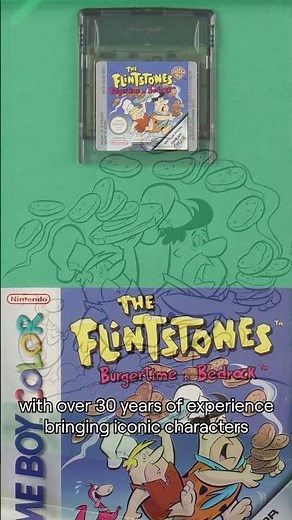 🦴🎮 Yabba Dabba Doo! | Original The Flintstones Gameboy Color Artwork