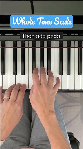 Whole tone scale piano tutorial