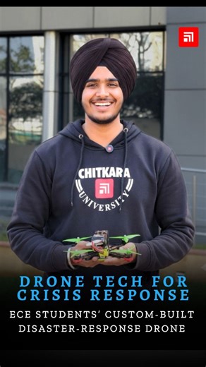 CHITKARA UNIVERSITY | Chitkara University Students Secure National Award for Disaster-Management Innovation Chitkara University proudly recognises the... | Instagram