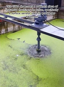 How Surface Aerators Work in Wastewater Treatment #shorts #relatable #watewater #treatment
