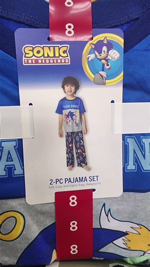 Sonic the Hedgehog 2-Pc Pajama Set At Sam's Club & Soinc the Hedgehog 7 Briefs At Burlington