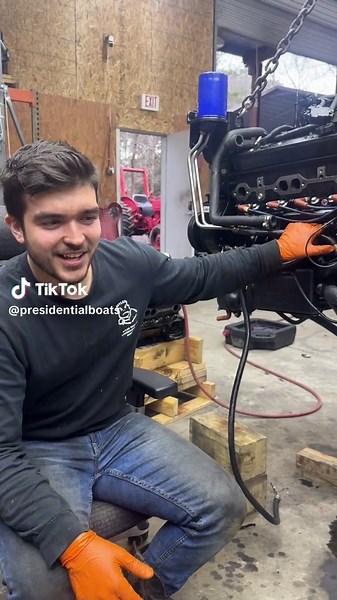 Never trust your mercruiser single point drain! p of our work load is replacing cracked blocks and many times the engines were sub 100hours!!! #mercruiser #boat #mpi #winterized