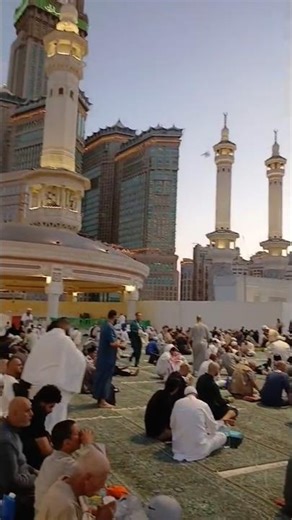 Ramadan In Makkah 🕋 | Azaan + Iftar Beautiful View#shorts #makkah #shortvideo
