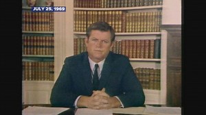 July 25, 1969: Ted Kennedy addresses Chappaquiddick accident