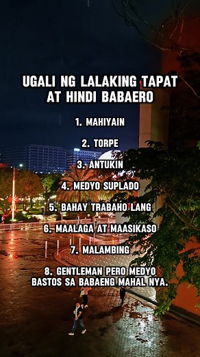 Ugali ng lalaking tapat at hindi baba3r0. #realtalk #hugotreels #relationship #viralreels #trendingreels | Qoutes and meme's