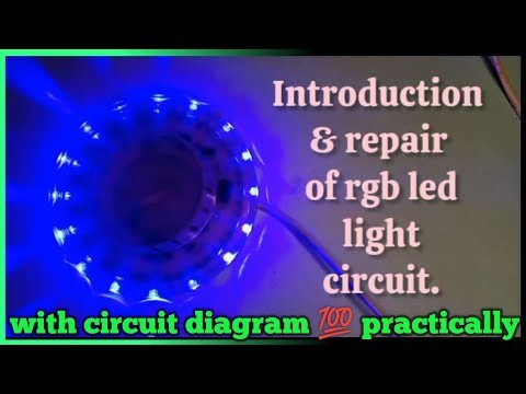 පාට තුනේ RGB ලයිට් Tutorial | ATtiny85 PWM Control | 48 LEDs Full Tutorial Sinhala #rgb light #disco