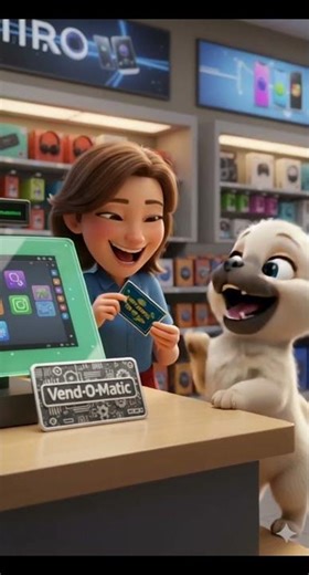 Lu Buys a Vending Machine! 🐶💳 | Smart Dog Adventures #dogshorts #funny #cute