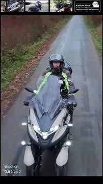 DJI Neo 2 Test Motocircle Germany #maxiscooter #djineo2 #adventure