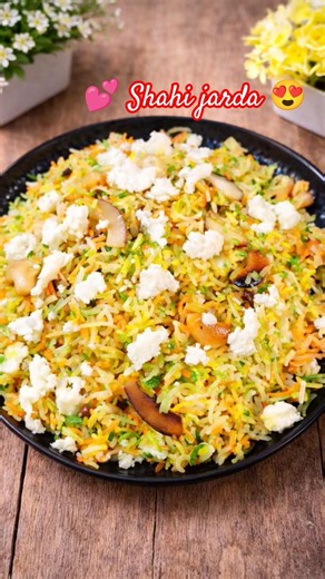 💕 Make Shahi jarda recipe in just 10 minutes #shorts #ytshorts #youtubeshorts 😍