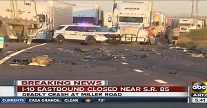 I-10 reopens after long closure for deadly crash