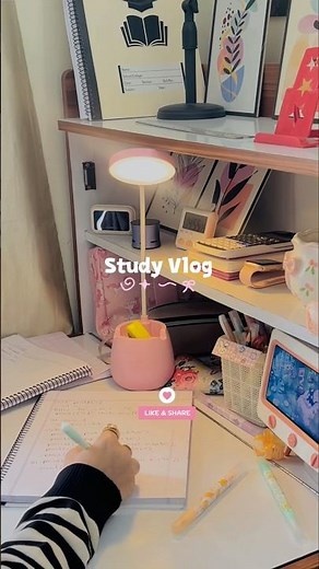 STUDY VLOG 📝🎧 #studywithme #studentlife #aestheticstudy #studyshorts #studygram #studymotivation