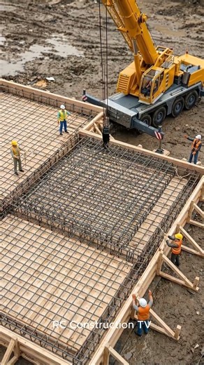 005 Big dreams, small machines, Processing build 2 floors #rcconstruction #150scale #miniatureworld