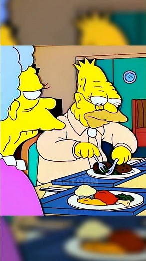 HOMER CANT ACCEPT THE NEW RELATIONSHIP OF HIS FATHER!? #simpsons