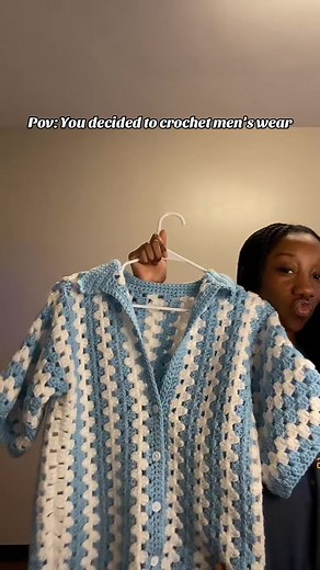 Hexagon Crochet Tutorial for Men’s Wear