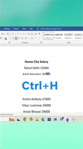 MS Word Secret Trick: Convert Text to Table Instantly! #Shorts