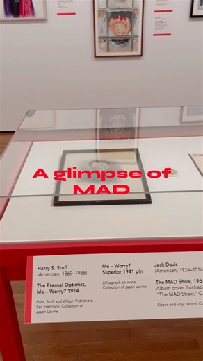 Cincinnati Art Museum on Instagram: "A glimpse into the MADness 👁️ Visit us to get an up close look at pieces (NOW- March 1) Organized by the @norman_rockwell_museum and @mad.magazine #madmagazine #art #cincinnati #behindthescenes"