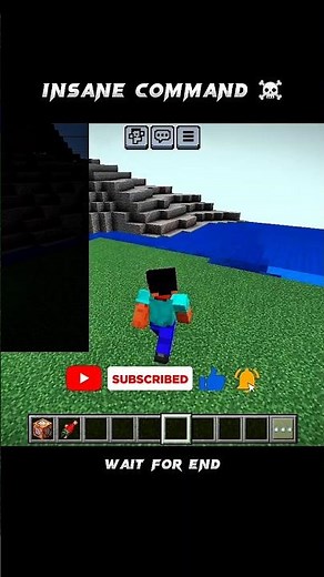 Minecraft insane command 😱 #minecraft #youtubeshorts #minecrafttutorial