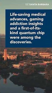 Scientific breakthroughs of the year at UCSB. #CollegeResearch #2025
