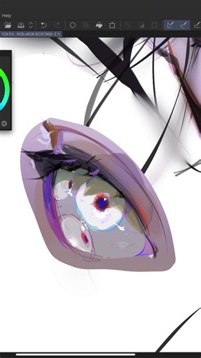 How to Draw Realistic Eyes on Ibis Paint X