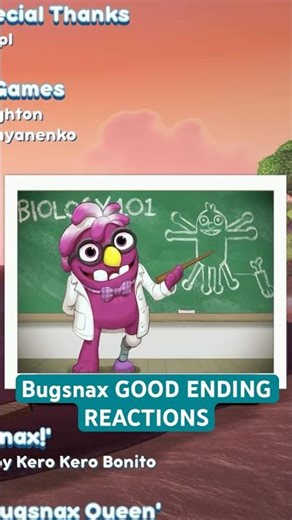 Bugsnax GOOD ENDING REACTIONS