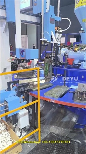 DY-1124 24-Station with Robotic Arm #deyu #shoemachinery #soleinjection #footwearmachine #shoemaking
