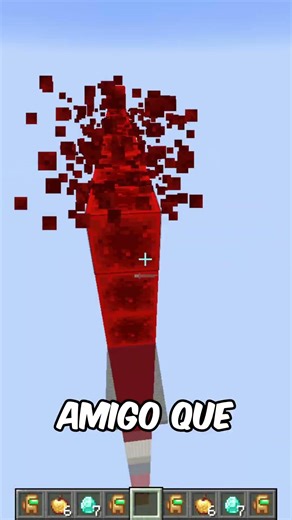 ¡Desafío de Minecraft ‪@Technoblade‬ 🥺 #shorts #minecraft