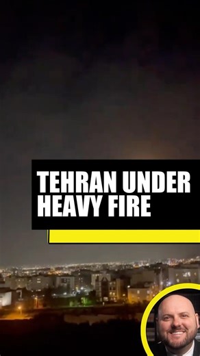 Tehran Under Heavy Fire Right Now - Ceasefire Over