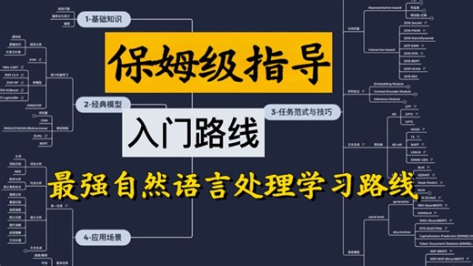 【耗时30天，修改上百次！】适合所有零基础人群的最全快速入门自然语言处理，我给做出来了！-人工智能/AI/深度学习/机器学习