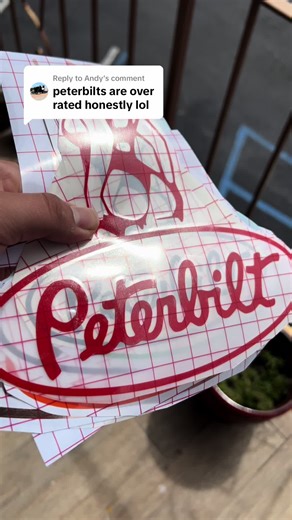 Replying to @Andy what do the peterbilt driver think about this comment? #peterbilt #fyp #decal