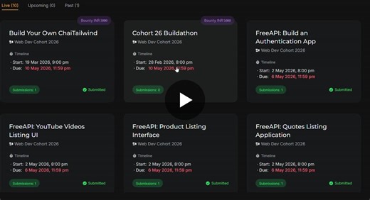 #reactjs #projects #github #frontenddevelopment #chaicode | Amit Dewangan