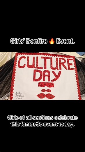 Girls Celebrate at Bonfire Event in Jacobabad