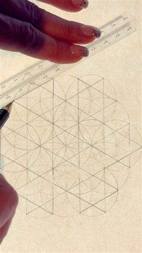 Islamic Geometric Pattern Drawing | Sacred Geometry Art #art