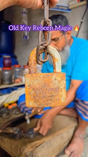70-Year Locksmith Recreates Lost Key from Memory 🔑🔥