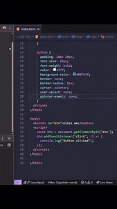 pointer-events:none breaks clicks 😐 #CSSBug #frontend The UI looks correct. The button is visible. But the click never reaches it. This isn’t a JavaScript issue - it’s the browser refusing to deliver events because of CSS. Same screen. Same action. Different behavior. That’s why senior devs focus on why the browser behaves this way, not just the fix. | CodingMortal