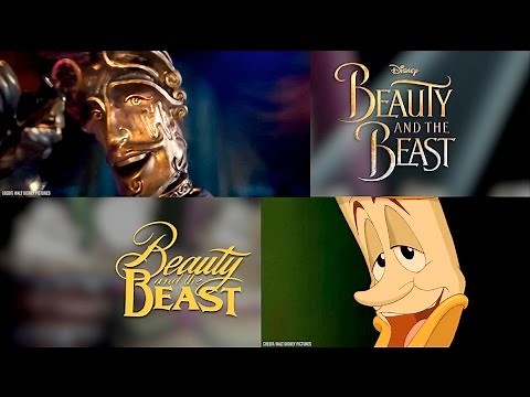 "Be Our Guest" Disney's Beauty and the Beast Comparison 1991 vs 2017 (Animated vs. Live Action)