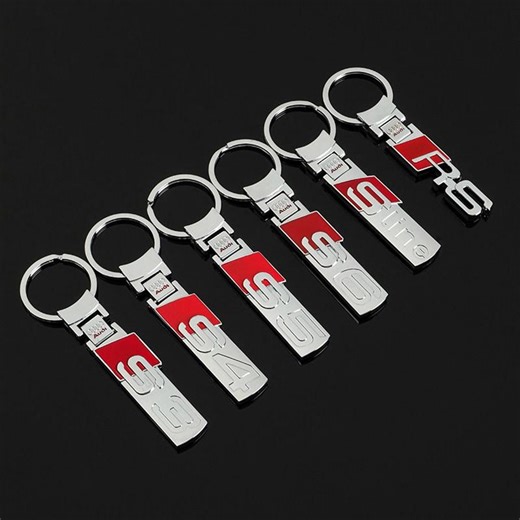 Premium Audi S-line RS Keychain – Metal Car Emblem Pendant, Sporty Car Key Ring for S3 S4 S5 S6 Enthusiasts - Etsy