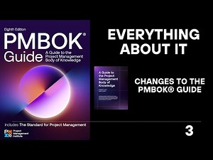 PMBOK 8th Ed - Changes to the PMBOK® Guide