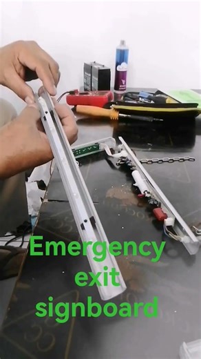cause why emergency exit signboard no light